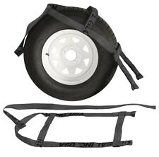 Demco Tow Dolly Straps Wheel Basket Tie Down With Loops Black 1 Pair