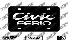 Honda Civic Ferio 1992-1995 Jdm Eg9 Vanity License Plate