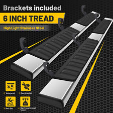For 07-18 Silveradosierra Doubleextended Cab 6 Side Step Bar Running Boards