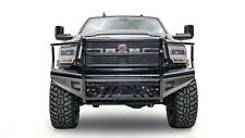 Fab Fours Black Steel Front Full Guard Bumper For 06-09 Dodge Ram Dr06-s1160-1