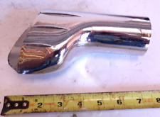 Vintage Exhaust Tip 2-12 Id Chrome Aero Space Rocket Style Tail Pipe