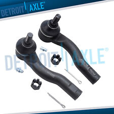 2 Front Outer Tie Rods For 2010 2011 2012 Ford Fusion Mercury Milan 2.5l 3.0l