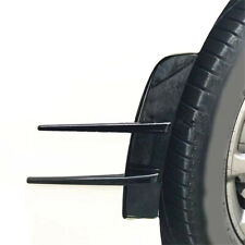2x Car Side Fender Wing Rear Wheel Trim Engine Cover Badge 3d Decor Abs Sticker