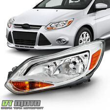 2012-2014 Ford Focus Chrome Halogen Headlight Headlamp Replacement Driver Side