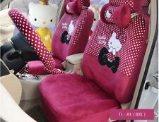 1 Sets Hello Kitty Cartoon Universal Car Seat Cover Cushion Accessory Plush Tla1