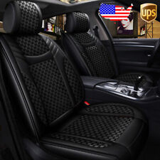 5-seater Car Pu Leatherflax Seat Covers For Honda Accord Civic Cr-v Universal