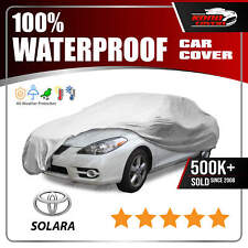 Fits Toyota Solara Convertible 2004-2008 Car Cover 100 Waterproof Breathable