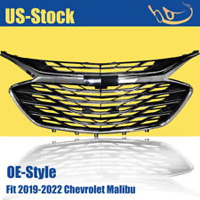 3pcs Chrome Front Grille Upper Lower Grill For Chevrolet Malibu 2019 2020-2023