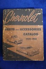 1929-1954 Chevrolet Master Parts Catalog Bowtie Accessory Gm Book Auto Truck