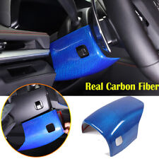 Blue Carbon Fiber Steering Wheel Base Lower Trim For Corvette C8 Z06 Z51 2020-23