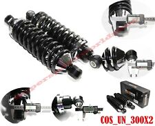 Rear Street Rod Coil Over Shock Set W300 Pound Black Coated Springs