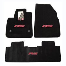 2019-2023 Chevrolet Blazer Rs Carpeted Floor Mats - Red Rs Logos - 3pc Premium