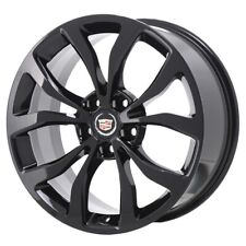 18 Cadillac Ats Wheel Rim Factory Oem 4704 2013-2019 Gloss Black