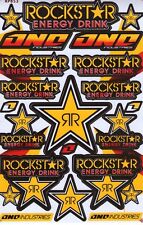 New Rockstar Energy Motocross Racing Graphic Stickersdecals. 1 Sheet St76