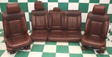 Note 09-14 F-150 Crew King Ranch Brown Heat Cool Power Buckets Backseat Seats