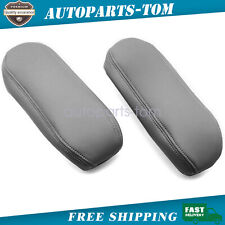 For 1999-07 Ford F250 F350 Excursion Lariat Leather Seat Armrest Cover Dark Gray