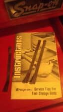 Snap On Tool Box Drawer Remover Tools With Instructions Sold In Pairs