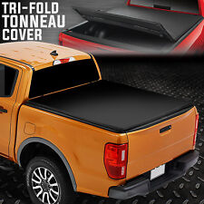 For 19-24 Ford Ranger 5 Bed Tri-fold Adjustable Soft Top Trunk Tonneau Cover