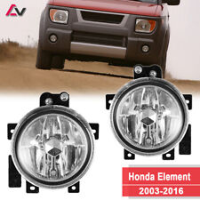 For Honda Element 03-06 Clear Lens Pair Bumper Fog Light Lamp Replacement