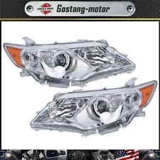 For 2012-2014 Toyota Camry Headlights Headlamps Assembly Driverpassenger Pair