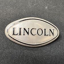 Vintage Lincoln Ford Radiator Grill Bonnet Hood Badge Emblem Brass Chrome