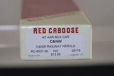 Red Caboose Rc-8007-2b Ho 40 Aar Box Car Cnw Railway Herald Kit