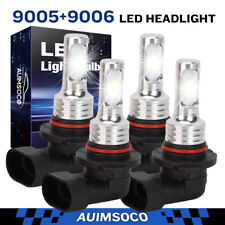 9005 9006 Combo Led Headlight Kits Highlow Beam Bulbs 6000k Super Bright White
