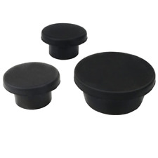 3-pack Black Tailgate Rubber Plugs For Jeep Wrangler Jk Jl 2007-2023 Accessories