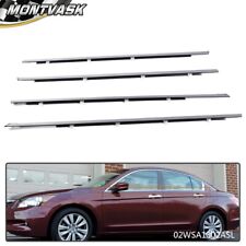 Fit For Honda Accord 08-12 Weather Strip Outside Window Moulding Trim Seal Belt