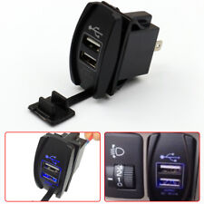 12-24v 3.1a Dual Led Usb Car Auto Power Supply Charger Port Socket Waterproof