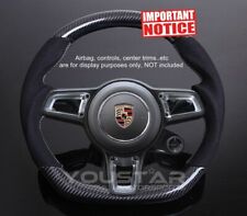 Genuine Carbon Alcantara Steering Wheel For Porsche 991 911 Boxster Cayman Macan