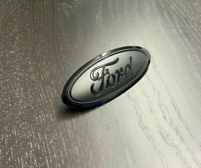 For Ford All Black Front Grille Oval Emblem F-150 Edge Explorer 9 Inch X 3.54