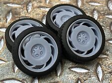 Resin 2120-inch 90s C4 Corvette Wheels And Tires 124 125 Scale