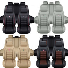 For Dodge Charger Challenger Leather Full Set Car Seat Covers Front Rear Cushion
