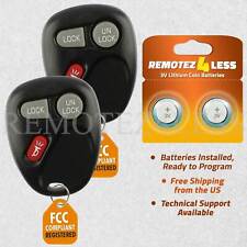 2 For 1999 - 2001 Gm Keyless Entry Remote 3b - 15732803 Kobut1bt
