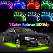 1-6pcs Led Strip Color Under Car Tube Underglow Underbody System Neon Lights Kit