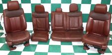 Issue11-14 F150 Crew King Ranch Leather Heat Cool Power Buckets Backseat Seats