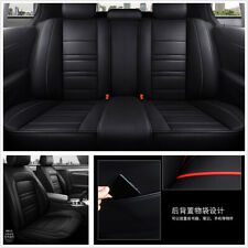 Luxury Pu Leather Car Seat Covers Full Surrounded Frontrear Cushion All Seasons