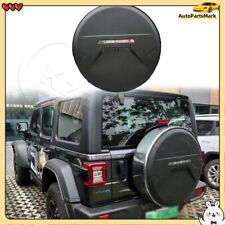 Spare Wheel Tire Cover Fits For Jeep Wrangler Abs Car Protector Matt Black