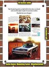 Metal Sign - 1973 Chrysler Imperial Ad - 10x14 Inches
