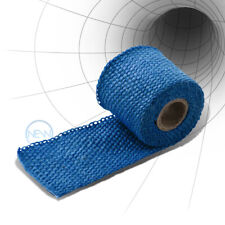 5ft60l 2w Carbike Exhaust Manifold Header Piping Blue Heat Shield Wrap