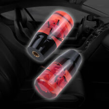 Vip 10cm Jdm Clear Red Real Flowers Manual Gear Stick Shift Knob Lever Shifter