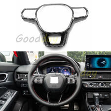Carbon Fiber Style Steering Wheel Cover Trim Accessories For Acura Integra 2023