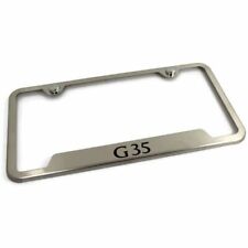Infiniti G35 Brushed Chrome Stainless Steel License Plate Frame
