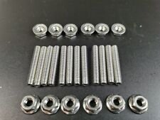 Polished Stainless Bolt Sbf Valve Cover Stud Kit 289 302 351w Small Block Ford