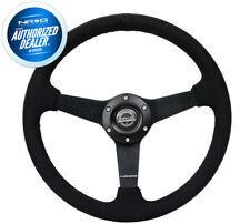 New Nrg Steering Wheel 350mm 1 Deep Dish Premium Suede Rst-037mb-s