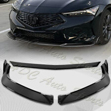 For 2023-2024 Acura Integra Tr-style Painted Black Front Bumper Lip Body Spoiler