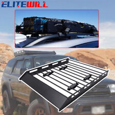 Upgrated Universal Roof Rack Steel Luggage Cargo Carrier Top Basket Suv Truck