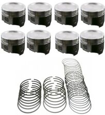 Speed Pro Forged Coated Skirt Dished Pistons Set8moly Rings For Buick 455 030