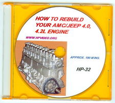 How To Rebuild Your Amc Jeep Cj Wrangler 4.0 L 4.2 L Engine Video Manuel Dvd